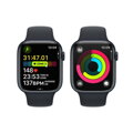 Apple Watch Series 9 GPS 45mm Midnight Aluminium Case with Midnight Sport Band - M/L - iBite Nitra G7