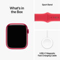 Apple Watch Series 9 GPS 45mm (PRODUCT)RED Aluminium Case with (PRODUCT)RED Sport Band - M/L - iBite Nitra G9