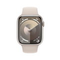 Apple Watch Series 9 GPS 45mm Starlight Aluminium Case with Starlight Sport Band - S/M - iBite Nitra G1