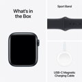 Apple Watch SE GPS 40mm Midnight Aluminium Case with Midnight Sport Band - S/M - iBite Nitra G6