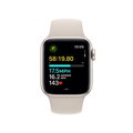 Apple Watch SE GPS 40mm Starlight Aluminium Case with Starlight Sport Band - M/L - iBite Nitra G5