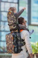 Set detský nosič MiniMeis G4 + batoh - Urban-Camo (Limitovaná edícia) - iBite Nitra P9