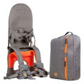 Set detský nosič MiniMeis G4 + batoh - Šedá-Oranžová