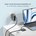 Satechi 4-Port USB-C Hub with Power Delivery - Space Grey