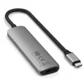 Satechi USB-C 4-in-1 Slim Multiport Adapter - Space Gray