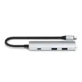 Satechi USB-C 4-in-1 Slim Multiport Adapter - Silver