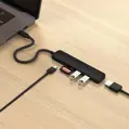 Satechi USB-C 6-in-1 Slim Multiport Adapter - Black