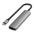 Satechi USB-C 6-in-1 Slim Multiport Adapter - Space Gray