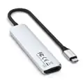 Satechi USB-C 6-in-1 Slim Multiport Adapter - Silver
