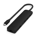 Satechi USB-C 7-in-1 Slim Multiport Adapter with Ethernet - Black