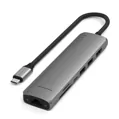 Satechi USB-C 7-in-1 Slim Multiport Adapter with Ethernet - Space Gray