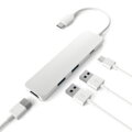 Satechi USB-C Slim Multiport adaptér - Silver - iBite Nitra G1