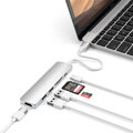 Satechi USB-C Slim Multiport adaptér V2 - Silver - iBite Nitra G1