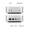Mac mini (M4 2024) Apple M4 10-Core CPU 10-Core GPU 16GB RAM 512GB SSD - Silver