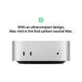 Mac mini (M4 2024) Apple M4 10-Core CPU 10-Core GPU 16GB RAM 512GB SSD - Silver