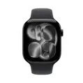 Apple Watch Series 11 GPS 42mm Jet Black Aluminium Case with Black Sport Band - S/M