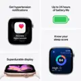 Apple Watch Series 11 GPS + Cellular 42mm Rose Gold Aluminium Case with Light Blush Sport Band - S/M