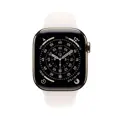 Apple Watch Series 11 GPS + Cellular 42mm Gold Titanium Case with Light Blush Sport Band - S/M