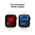 Apple Watch Series 11 GPS + Cellular 42mm Gold Titanium Case with Light Blush Sport Band - S/M