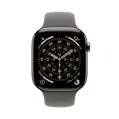 Apple Watch Series 11 GPS + Cellular 42mm Natural Titanium Case with Stone Grey Sport Band - M/L