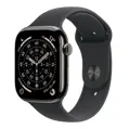 Apple Watch Series 11 GPS + Cellular 46mm Slate Titanium Case with Black Sport Band - S/M
