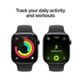 Apple Watch Series 11 GPS + Cellular 46mm Slate Titanium Case with Black Sport Band - M/L