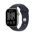 Apple Watch Series 12 GPS 42mm Space Grey Aluminium Case with Navy Blue Sport Band - M/L