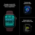 Apple Watch Series 12 GPS + Cellular 42mm Radiant Gold Titanium Case with Burgundy Sport Band - M/L