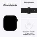 Apple Watch Series 12 GPS 46mm Black Aluminium Case with Black Sport Band - S/M
