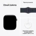 Apple Watch Series 12 GPS 46mm Black Aluminium Case with Black Sport Band - M/L