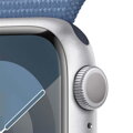 Apple Watch Series 9 GPS + Cellular 41mm Silver Aluminium Case with Winter Blue Sport Loop - iBite Nitra G2