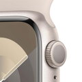 Apple Watch Series 9 GPS + Cellular 41mm Starlight Aluminium Case with Starlight Sport Band - S/M - iBite Nitra G2