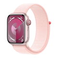 Apple Watch Series 9 GPS + Cellular 45mm Pink Aluminium Case with Light Pink Sport Loop