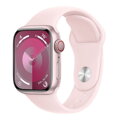 Apple Watch Series 9 GPS + Cellular 45mm Pink Aluminium Case with Light Pink Sport Band - M/L