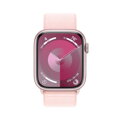 Apple Watch Series 9 GPS 45mm Pink Aluminium Case with Light Pink Sport Loop - iBite Nitra G1