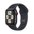 Apple Watch SE GPS + Cellular 40mm Midnight Aluminium Case with Midnight Sport Band - M/L