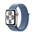 Apple Watch SE GPS + Cellular 40mm Silver Aluminium Case with Winter Blue Sport Loop