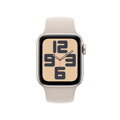 Apple Watch SE GPS 40mm Starlight Aluminium Case with Starlight Sport Band - S/M - iBite Nitra G1