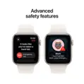 Apple Watch SE 3 GPS + Cellular 40mm Starlight Aluminium Case with Starlight Sport Band - M/L
