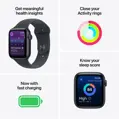 Apple Watch SE 3 GPS + Cellular 44mm Midnight Aluminium Case with Midnight Sport Band - M/L