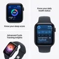 Apple Watch SE 3 GPS 44mm Starlight Aluminium Case with Sand Sport Band - M/L