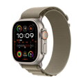 Apple Watch Ultra 2 GPS + Cellular 49mm Titanium Case with Olive Alpine Loop - Small