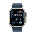 Apple Watch Ultra 2 GPS + Cellular 49mm Titanium Case with Blue Ocean Band - iBite Nitra G1