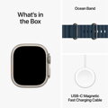 Apple Watch Ultra 2 GPS + Cellular 49mm Titanium Case with Blue Ocean Band - iBite Nitra G8