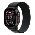 Apple Watch Ultra 3 GPS + Cellular 49mm Black Titanium Case with Black Alpine Loop - Medium