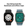 Apple Watch Ultra 3 GPS + Cellular 49mm Black Titanium Case with Black Alpine Loop - Medium
