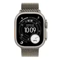 Apple Watch Ultra 3 GPS + Cellular 49mm Natural Titanium Case with Natural Titanium Milanese Loop - Medium