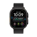 Apple Watch Ultra 4 GPS + Cellular 49mm Black Titanium Case with Black Titanium Milanese Loop - S