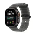 Apple Watch Ultra 4 GPS + Cellular 49mm Black Titanium Case with Translucent Black Ocean Band