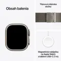 Apple Watch Ultra 4 GPS + Cellular 49mm Natural Titanium Case with Natural Titanium Milanese Loop - M